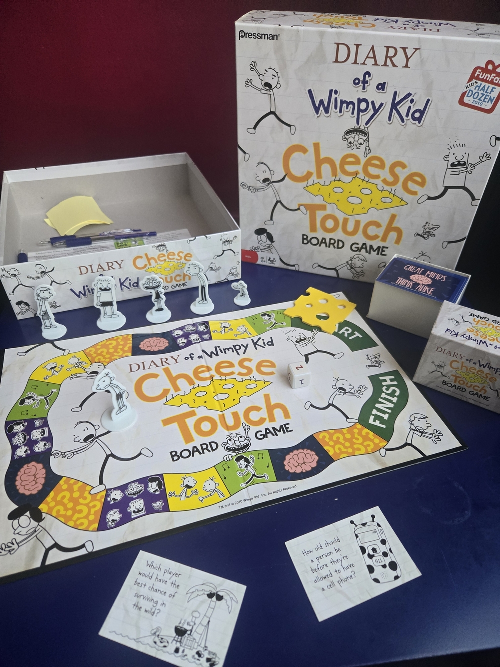Diary of a Wimpy Kid Cheese Touch Board Game -